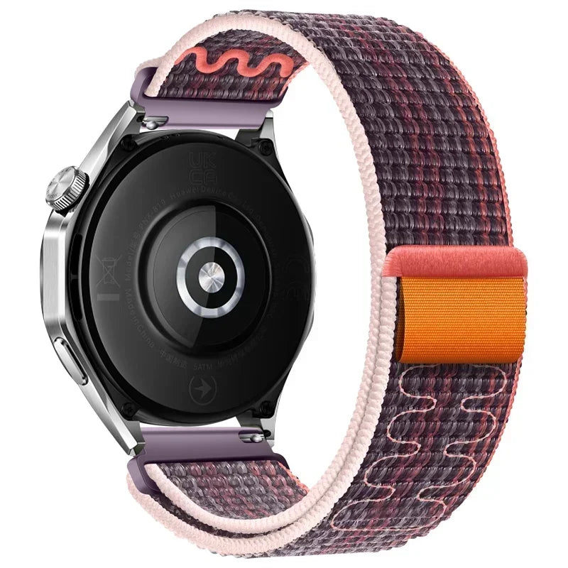 Smart Watch Strap for Amazfit Balance GT4/3/2 46mm Nylon Loop Bracelet for Samsung Galaxy Watch 4/6 Classic 5 Pro 45mm