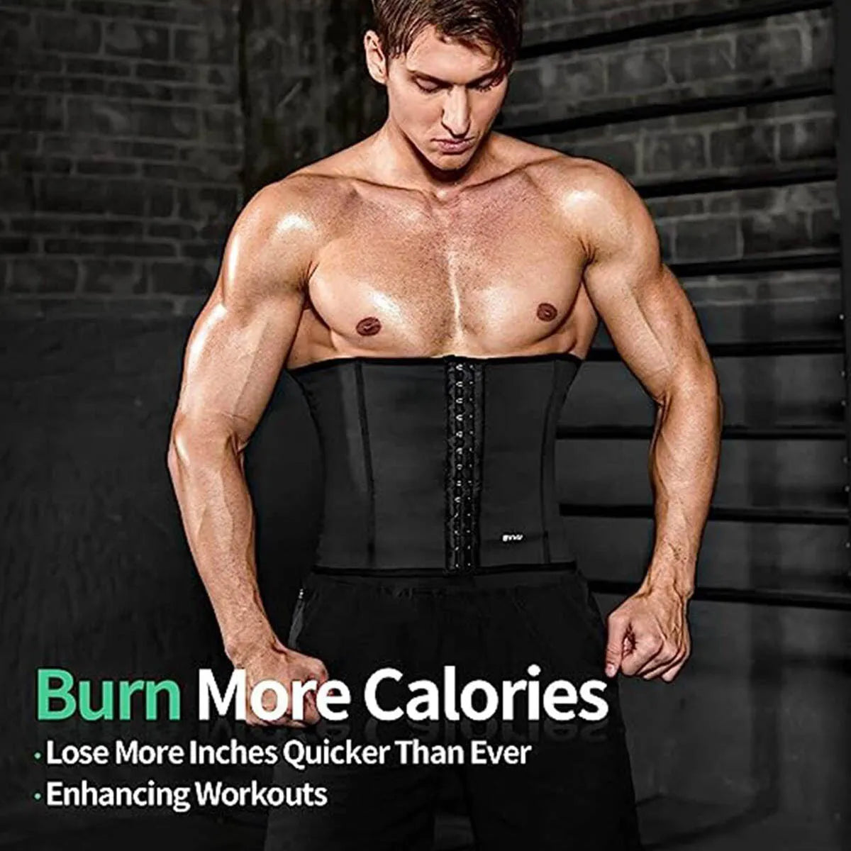 Waist Trainer Trimmer for Men Tummy Control Shapewear Neoprene Sweat Belt Slimming Body Shaper Sport Workout Corsets