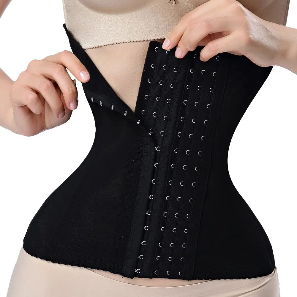 Women Slimming Waist Trainer Belt Shapewear Tummy Control Belly Cincher Body Shaper Fat Compression Girdles Faja Firm Corset