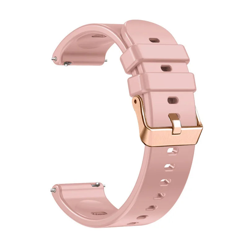 20mm Floral Band For Huami Amazift GTS 4/2/2e/3/GTS2 Mini/GTR 42mm Watch Bracelet Amazfit Bip 3 Pro Transparent Silicone Strap