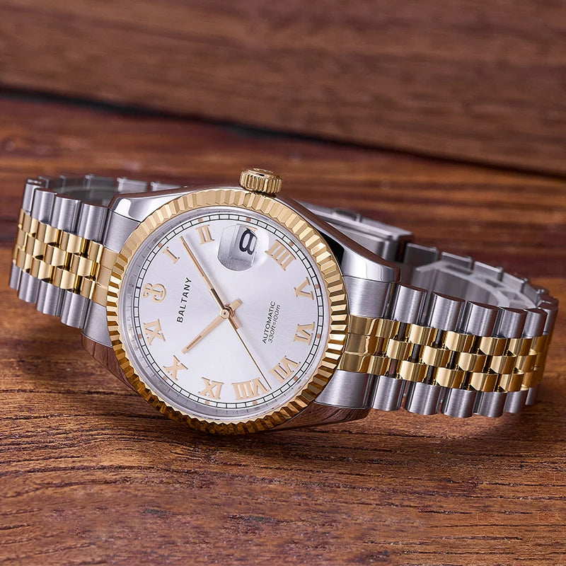 Baltany 39mm Dress Watches for Men S4094 10ATMWaterproof NH35 Automatic Luxury Watches Man DJ Homage Mechanical Wristwatches Man