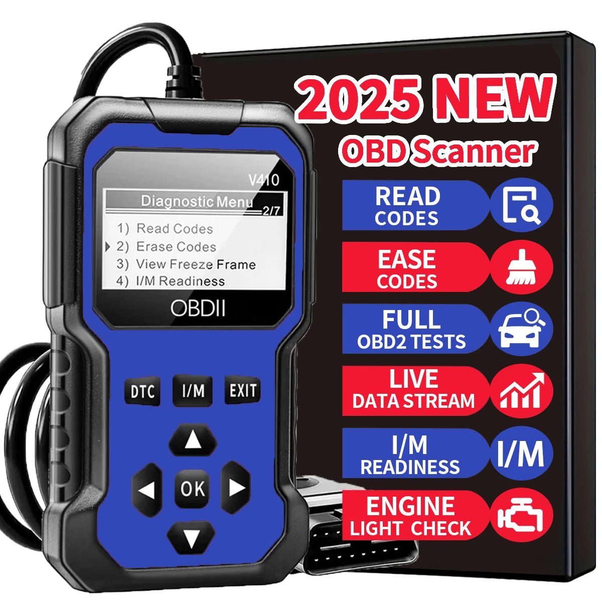 Car Obd2 Scanner Diagnostic Tool Code Reader Engine Fault Code Reader Scanner Can Diagnose All Obd Ii Protocol Cars since 1996 Scan Tool - Japan 4 All