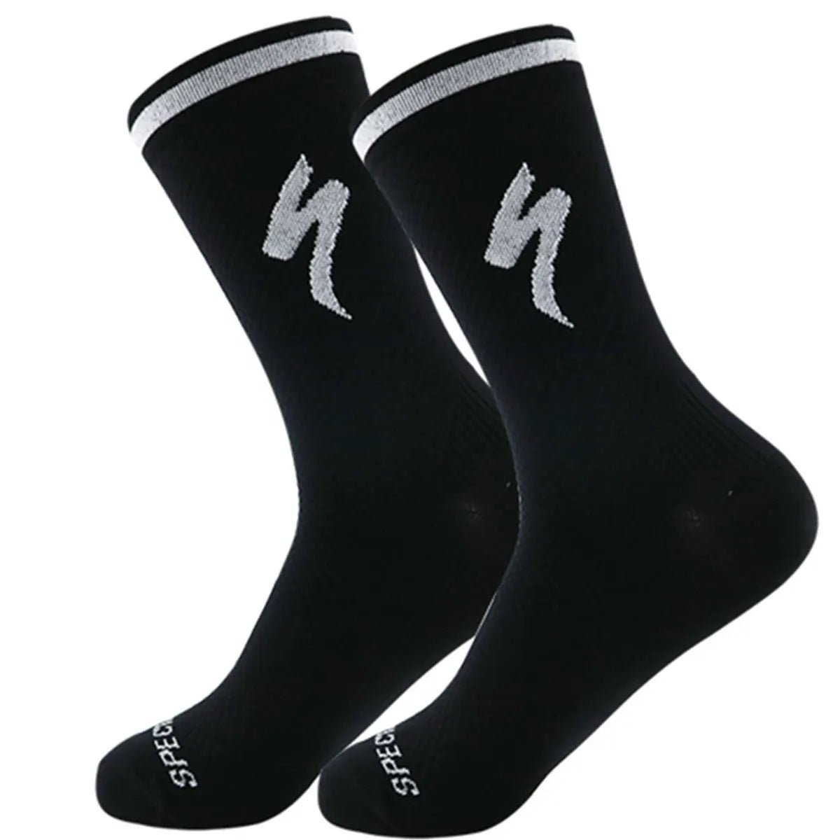 1 pair of non - slip, breathable and sweat absorbent fitness running training socks Basketball football sports socks - Japan 4 All