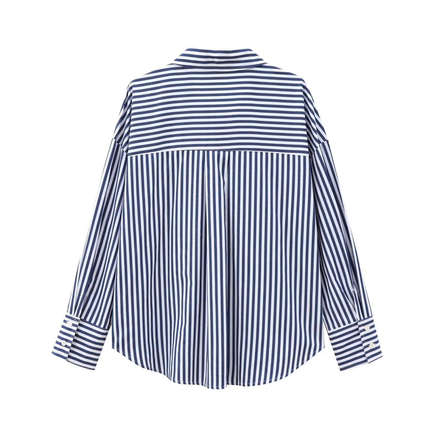 2025 autumn new women's clothing style fashionable casual versatile loose basic poplin shirt - Japan 4 All