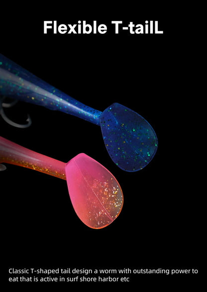 Soft Worm 110mm 35g Ultra Long Casting Fishing Lure For Seabass Flounder Sea Fishing Soft Bait With Jig Hooks