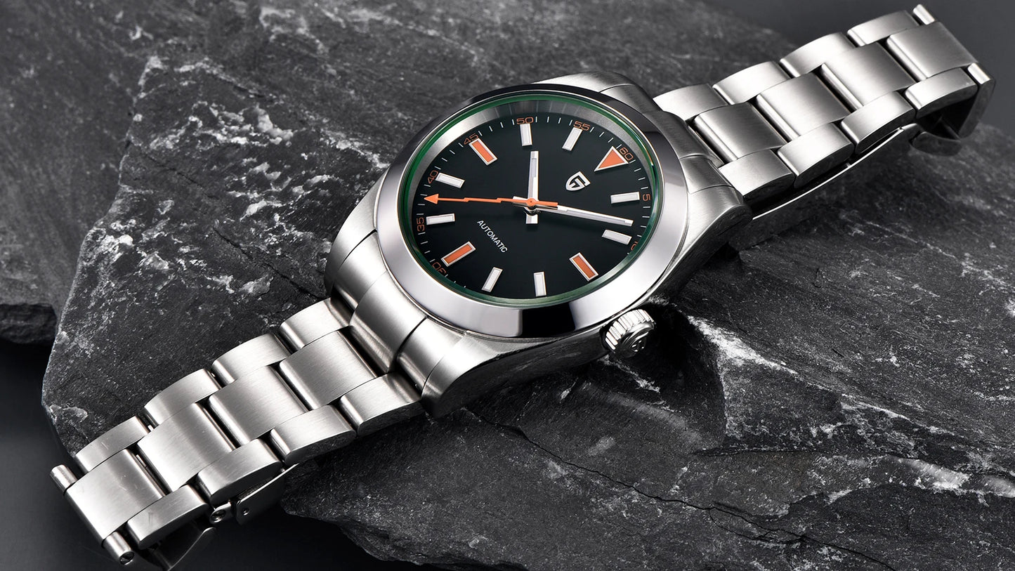 PAGANI New Z-Blue Men's Mechanical Watches Luxury Sapphire Glass Automatic Watch For Men NH35A Stainless steel Clock