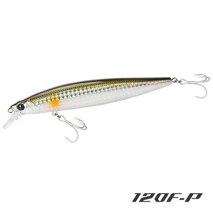 Floating Minnow 120mm 19g Long Casting Sea Fishing Lure STINGER  Center Of Gravity Hard Baits