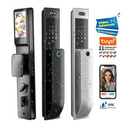 Israeli  Automatic Electronic Palm Biometric WIFI 3D Face Recognition Digital Card Video Rfid Hotel Locks