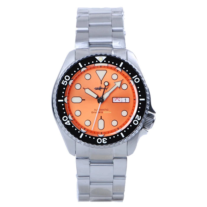 HEIMDALLR Sharkey SKX007 Vintage Diver Watch Mechanical Men Watches 200M Sapphire crystal Luminous NH36 Automatic Movement watch