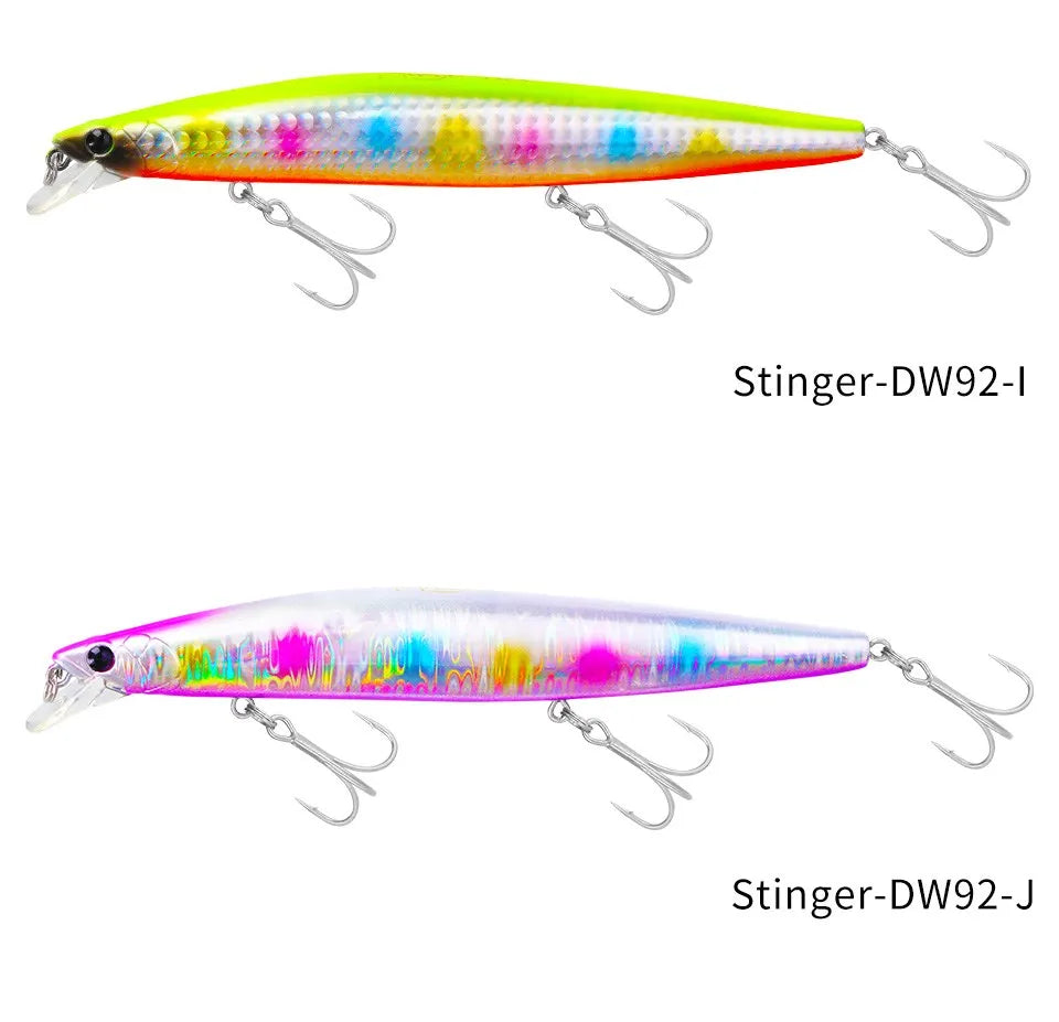 Sinking Minnow Fishing Baits140mm Saltwater Lures Pike Big Game Sea Fishing Tackle Stinger Hard Wobbler