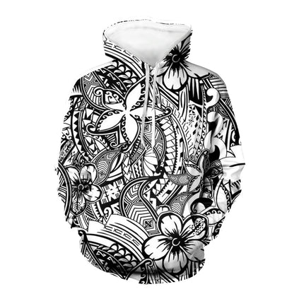 New Designer Sell Polynesian New Made Clothing Wholesale to Tribal  Print Poleron Mujer Hoodie Oversize Hoodies for Women