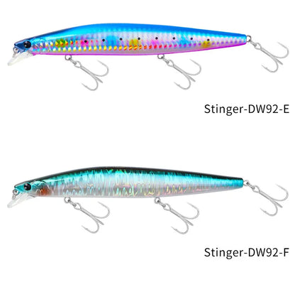 Sinking Minnow Fishing Baits140mm Saltwater Lures Pike Big Game Sea Fishing Tackle Stinger Hard Wobbler