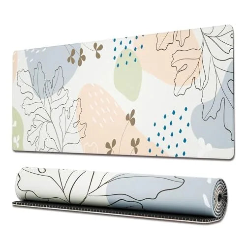 Large Gaming Mouse Pad With Stitched Edges Japanese Great Wave Anime Desk Mat  for Keyboard and Mouse Waterproof Customization