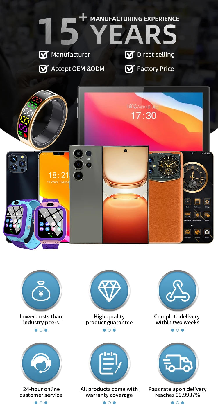 17 Pro Max Ultra 7.3 Inch Unlocked Mobile Phones Dual Sim 8GB+256GB Global Version Smart Phone Android Smartphones