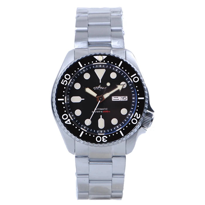 HEIMDALLR Sharkey SKX007 Vintage Diver Watch Mechanical Men Watches 200M Sapphire crystal Luminous NH36 Automatic Movement watch