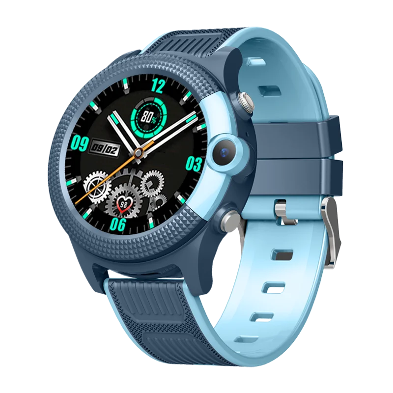 Factory Price Circle Smart Watch GPS+LBS+WiFi Location 1.28 Inch Touch Screen Video Calling Smart Watch for Boys and Girls