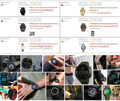 Curren 8351 Man Watches Quartz Stainless Steel Band Clock Luminous Hands Luxury Business Sporty Chronograph Wristwatches For Men