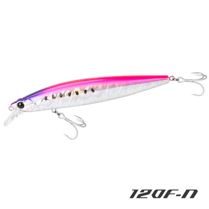 120F Ultra-long Casting Floating Saltwater Minnow 120mm 19g  Weight Artificial Bait