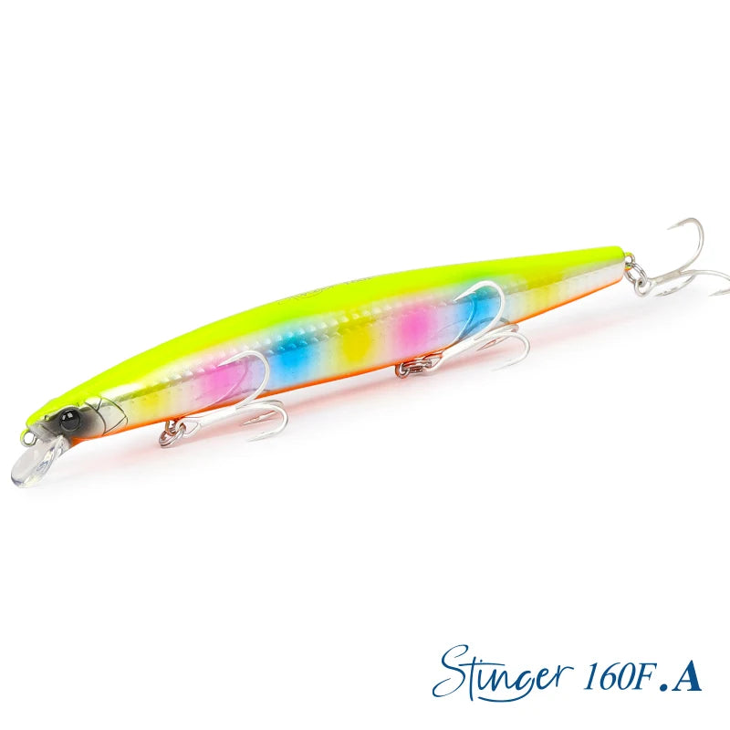 Floating Minnow Fishing Lure DW110 STINGER 163mm 31g Sea Fishing Hard Bait Piura Seabass Baits