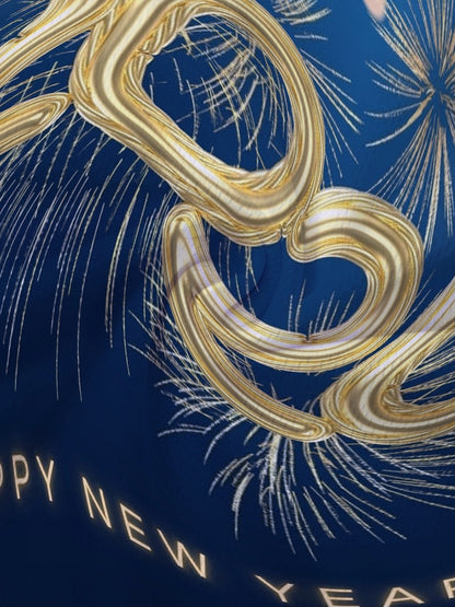 2026 New Year Men's 3d Digital Printed Casual Short Sleeve Jersey Knitted T-shirt 100% Polyester Anti-pilling Regular  Fit Front