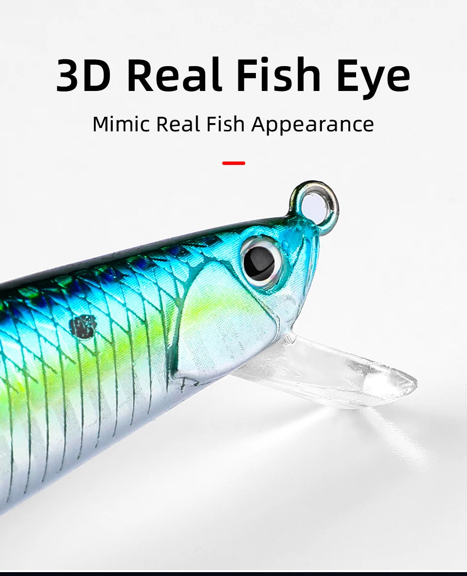 Minnow  Artificial Bait Tackle 175mm 27.7g quality fishing lures hard bait flaoting