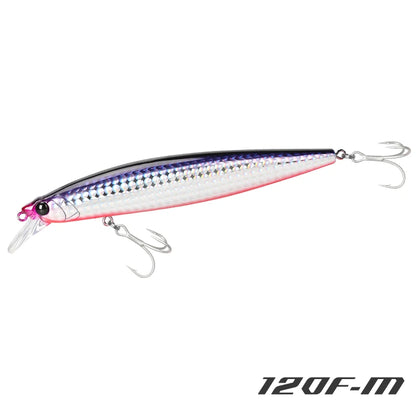 120F Ultra-long Casting Floating Saltwater Minnow 120mm 19g  Weight Artificial Bait