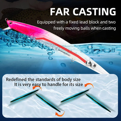 Minnow  Artificial Bait Tackle 175mm 27.7g quality fishing lures hard bait flaoting