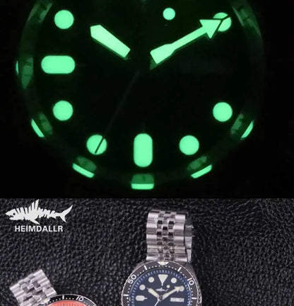 HEIMDALLR Sharkey SKX007 Vintage Diver Watch Mechanical Men Watches 200M Sapphire crystal Luminous NH36 Automatic Movement watch