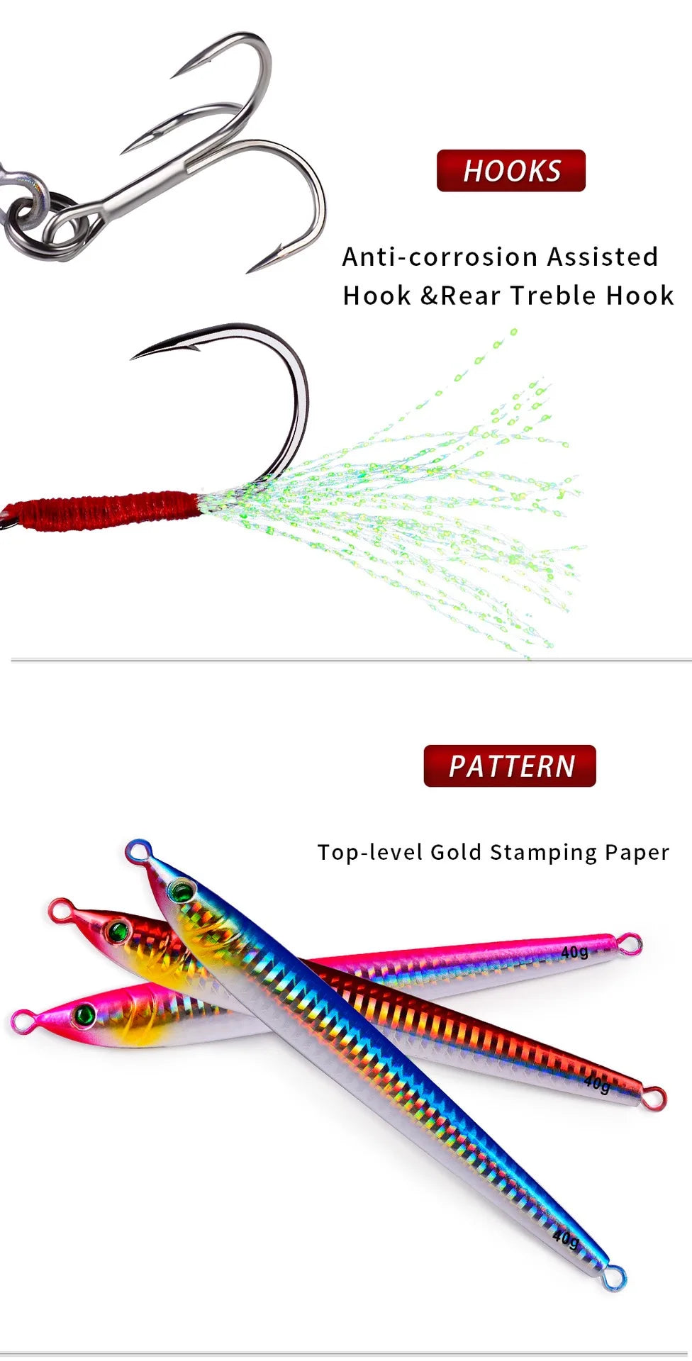 Metal Jig Bait Weight 7g-60g Trolling hard bait bass fishing tackle trout diving bait Sea Fishing Lures Pesca