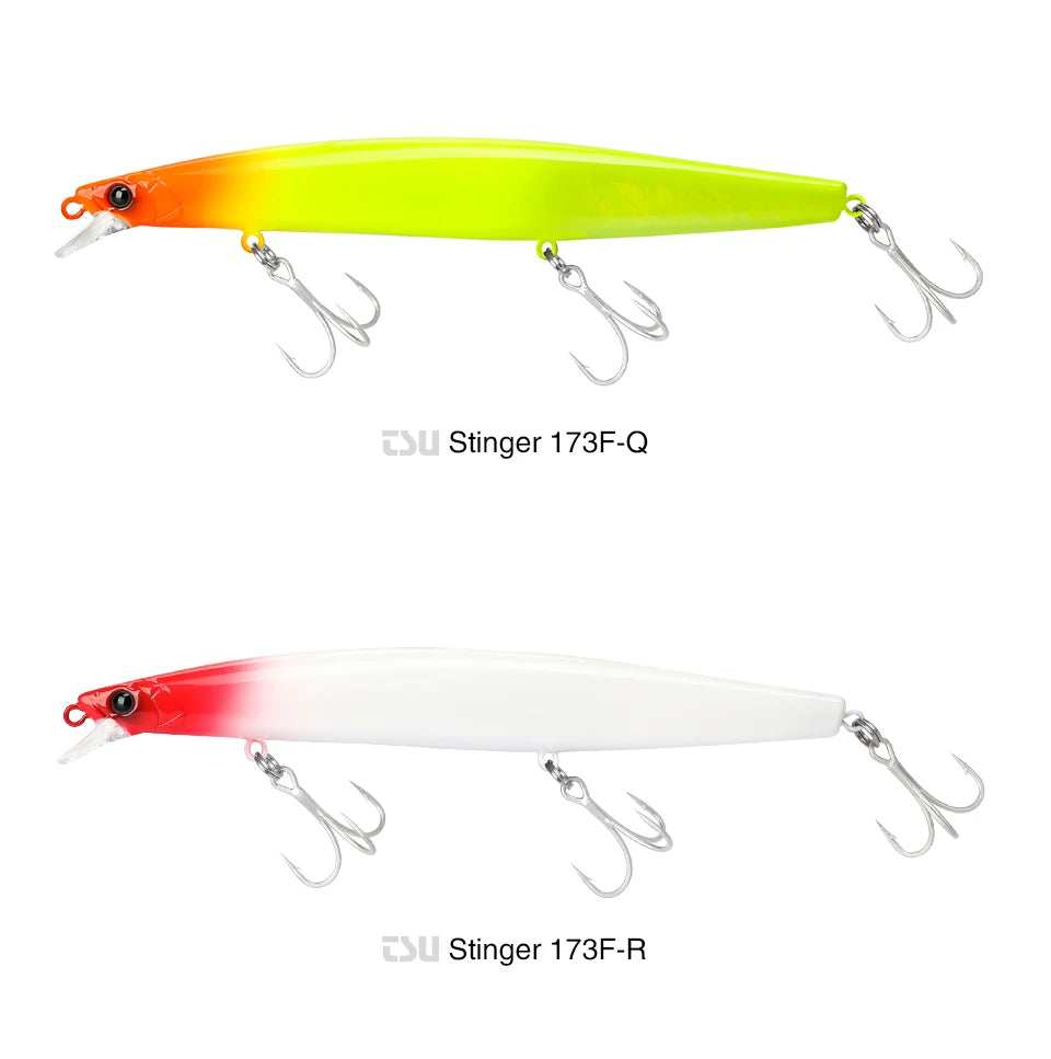 Ultra-long Casting Floating Minnow 173mm 37.5g Saltwater Fishing Lure STINGER Artificial Large Hard Baits