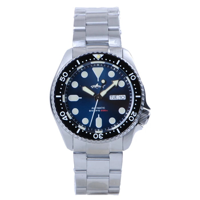 HEIMDALLR Sharkey SKX007 Vintage Diver Watch Mechanical Men Watches 200M Sapphire crystal Luminous NH36 Automatic Movement watch
