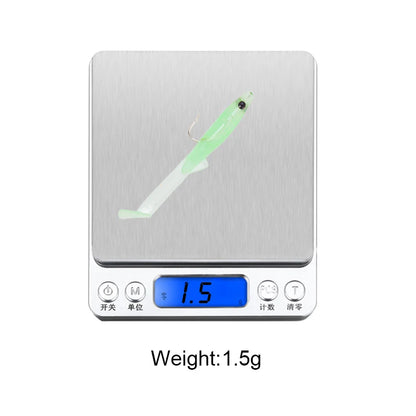 Fishing Lure Fish Eel Lure Luminous Soft Baits With Hook 6.5cm 1.5g 8pcs a Bag  Small Fish Eel Artificial Bait Pesca Lure