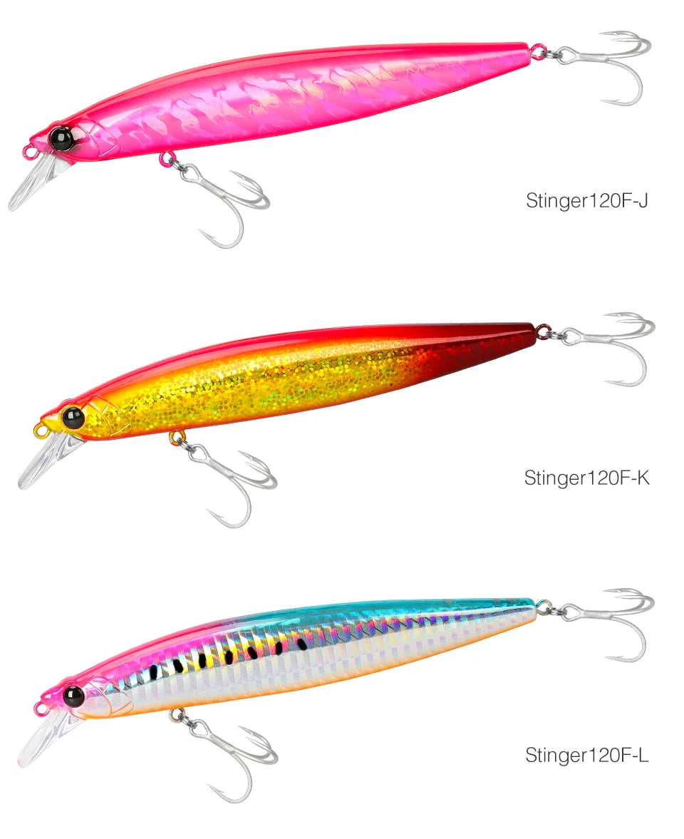 120F Ultra-long Casting Floating Saltwater Minnow 120mm 19g  Weight Artificial Bait