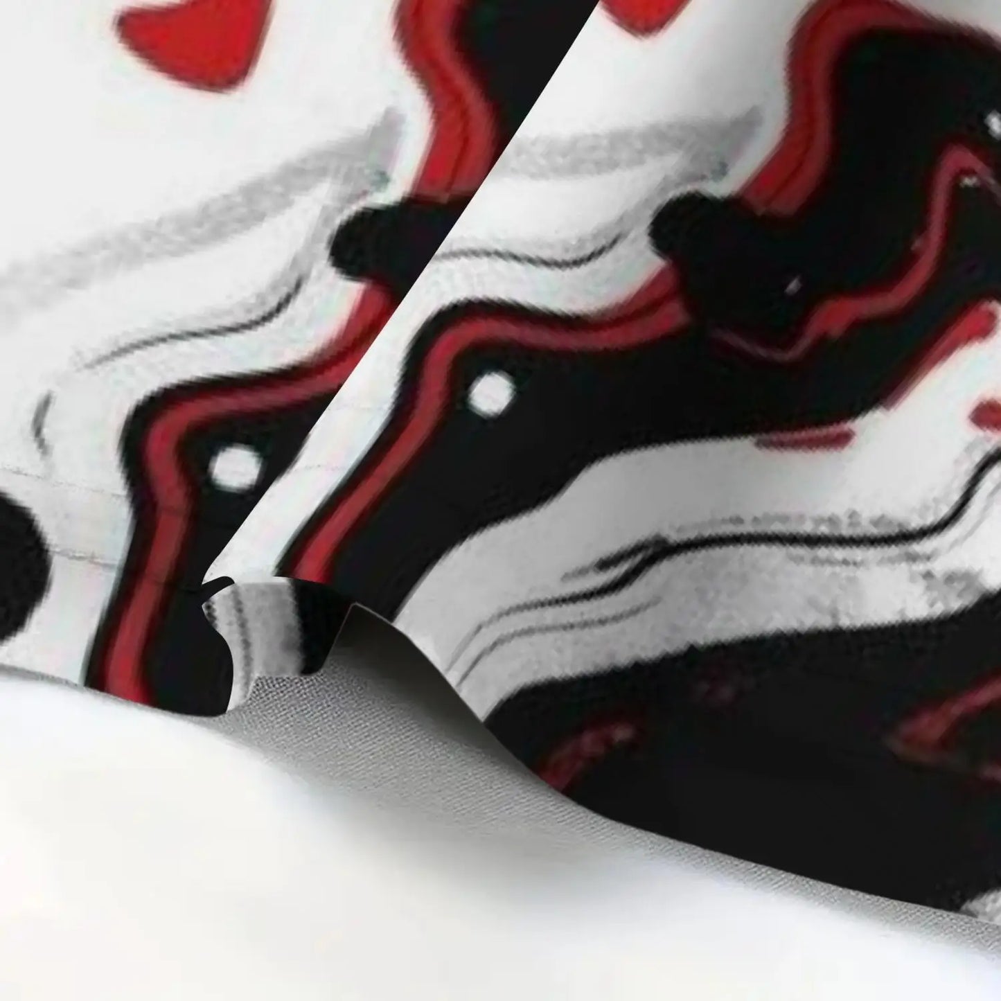 Red Black White Marble Sleeveless Sleeve T Sports dress Abstract Fluid Art Design Tee fashion Casual Summer Oversize Top