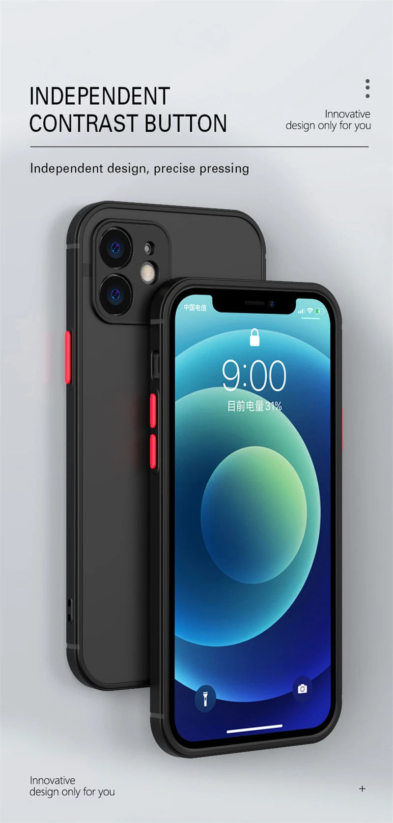 Luxury Matte Transparent Phone Case For iPhone 17 Air 16 E 15 14 13 12 11 Pro Max Plus Mini Silicone Clear Hard PC Back Cover