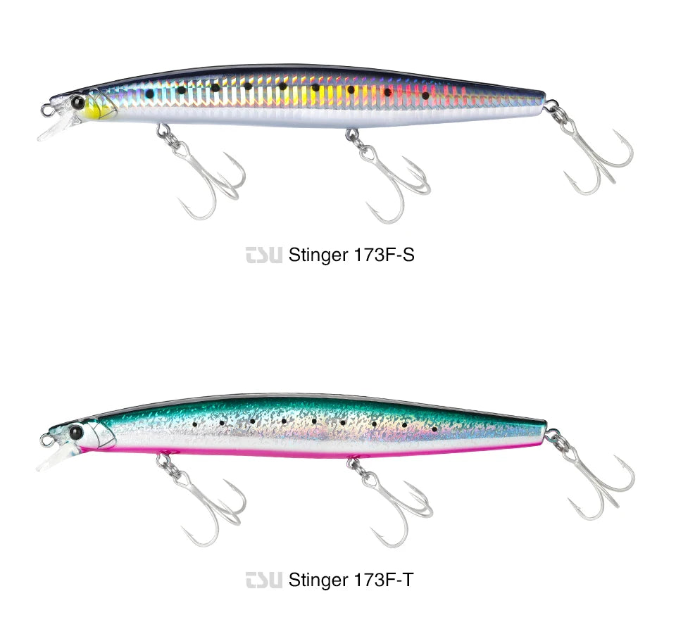 Ultra-long Casting Floating Minnow 173mm 37.5g Saltwater Fishing Lure STINGER Artificial Large Hard Baits