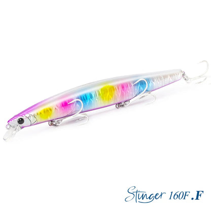 Floating Minnow Fishing Lure STINGER 163mm 31g Long Casting Artificial Seabass Saltwater Large Hard Baits
