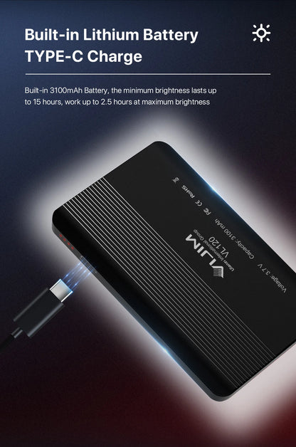 Led Video Light 3200-6500K With Diffuser RGB Effect Camera Light Vlog Fill Light Photography Lighting Studio Lamp