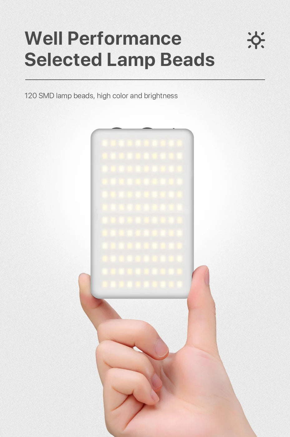 Led Video Light 3200-6500K With Diffuser RGB Effect Camera Light Vlog Fill Light Photography Lighting Studio Lamp