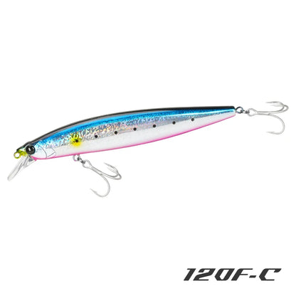 Floating Minnow 120mm 19g Long Casting Sea Fishing Lure STINGER  Center Of Gravity Hard Baits