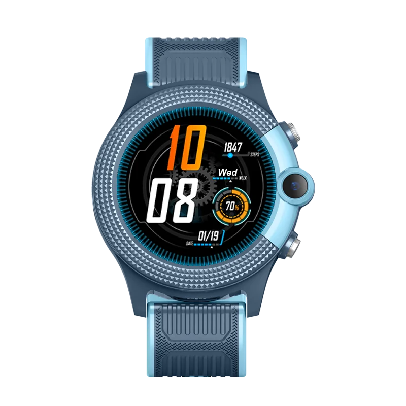 Factory Price Circle Smart Watch GPS+LBS+WiFi Location 1.28 Inch Touch Screen Video Calling Smart Watch for Boys and Girls