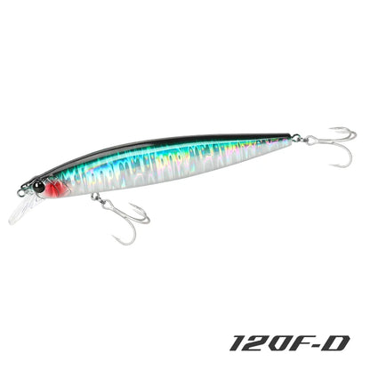 Floating Minnow 120mm 19g Long Casting Sea Fishing Lure STINGER  Center Of Gravity Hard Baits