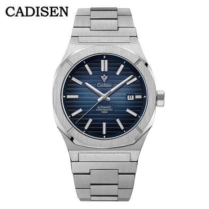 CADISEN Diver Watch Retro Luxury Sapphire MIYOTA 8215 German Designer Men Automatic Mechanical Watches 10Bar Waterproof Luminous