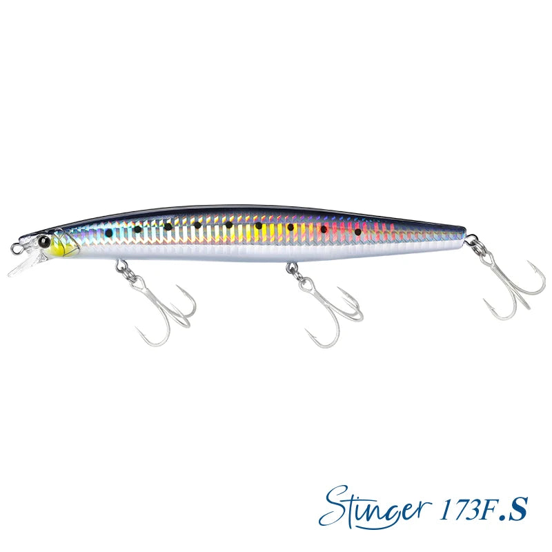 Ultra-long Casting Floating Minnow 173mm 37.5g Saltwater Fishing Lure STINGER Artificial Large Hard Baits