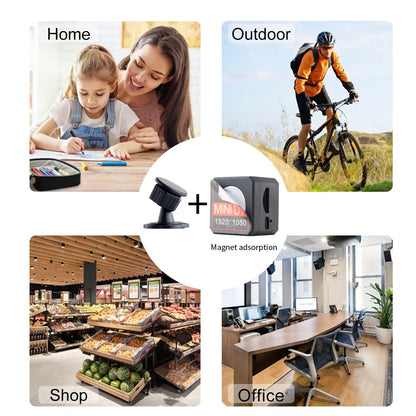 Mini Camera MD18  Action Sports Cameras Video Body Mini Camera 1080P Outdoor Security Sport DV Cam