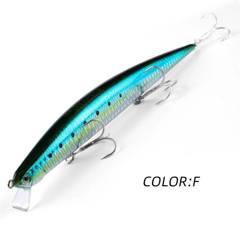 Minnow  Artificial Bait Tackle 175mm 27.7g quality fishing lures hard bait flaoting