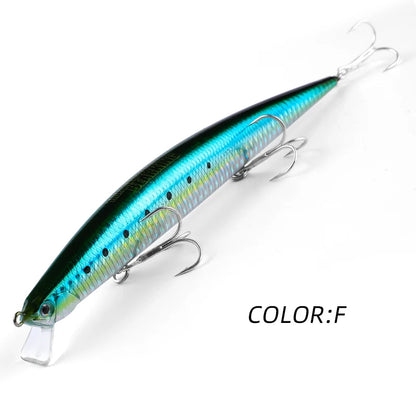 Minnow  Artificial Bait Tackle 175mm 27.7g quality fishing lures hard bait flaoting