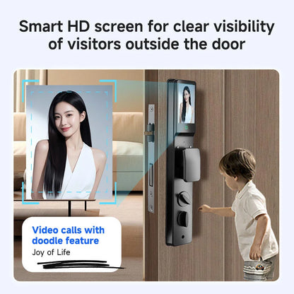 Israeli  Automatic Electronic Palm Biometric WIFI 3D Face Recognition Digital Card Video Rfid Hotel Locks