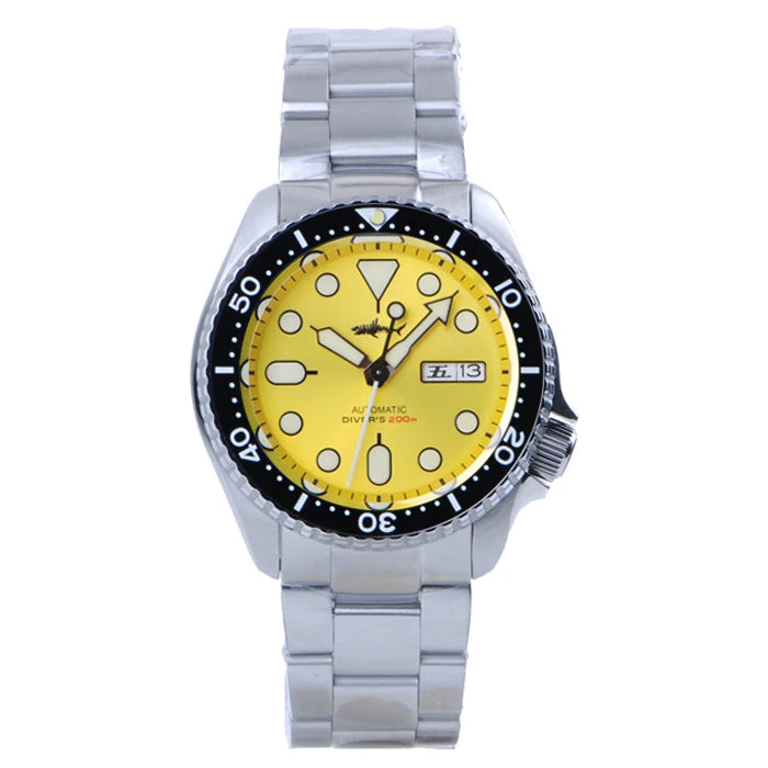 HEIMDALLR Sharkey SKX007 Vintage Diver Watch Mechanical Men Watches 200M Sapphire crystal Luminous NH36 Automatic Movement watch