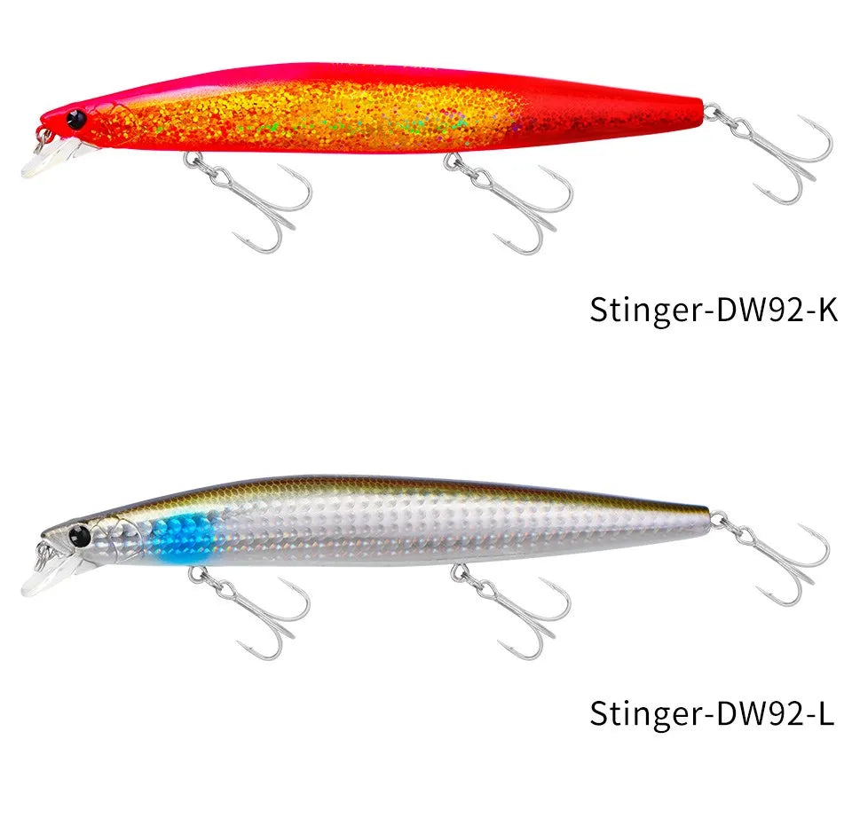 Sinking Minnow Fishing Baits140mm Saltwater Lures Pike Big Game Sea Fishing Tackle Stinger Hard Wobbler